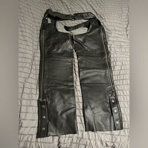 Men’s Harley leather chaps